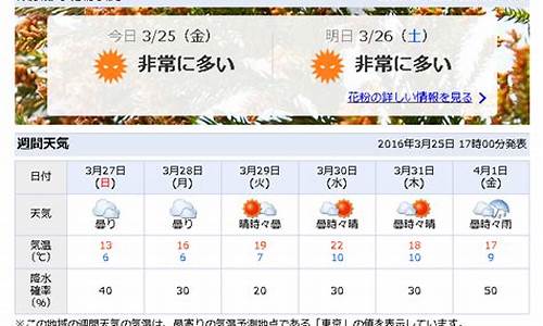 日本天气预报15天查询_日本天气预报查询一周