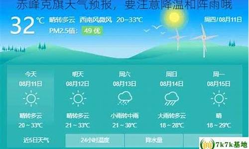 赤峰克旗天气预报7天_克旗天气预报15天气预报