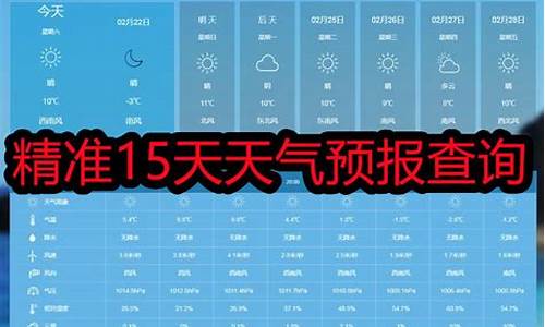 精准15天天气预报查询每小时查一次_精准15天天气预报查询每小时