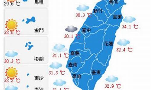 台湾台南天气预报_台湾市天气预报