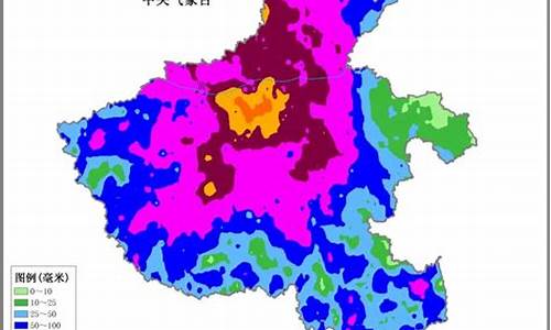 河南近一周天气降雨分布情况表_河南近一周天气降雨分布情况